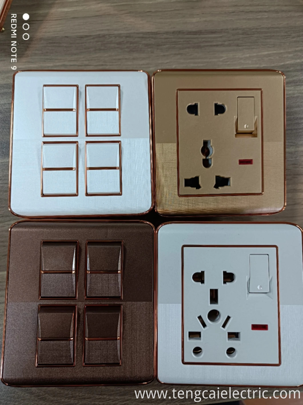 Bangladesh Wall Light Switch Socket 4 Gang